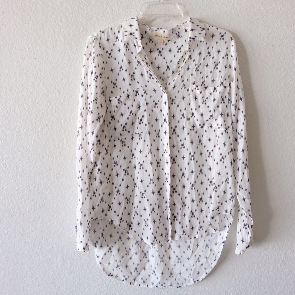 Cloth & Stone Buttondown Top Size Xsmall